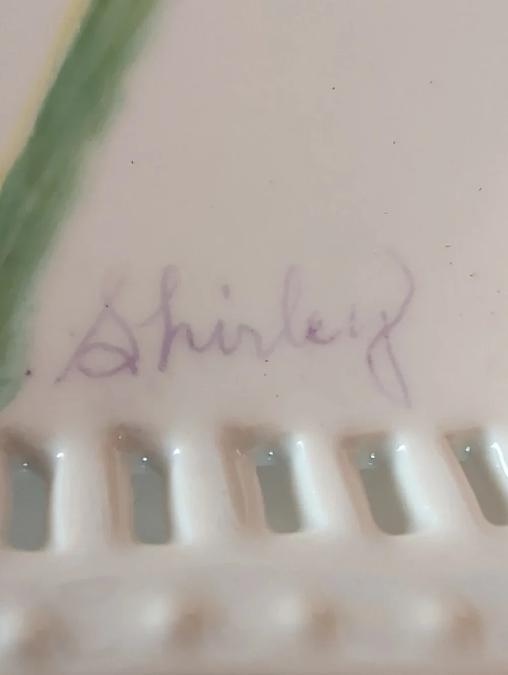 2 Signed & Hand-Painted SD & Shirley, Decorative Plates.